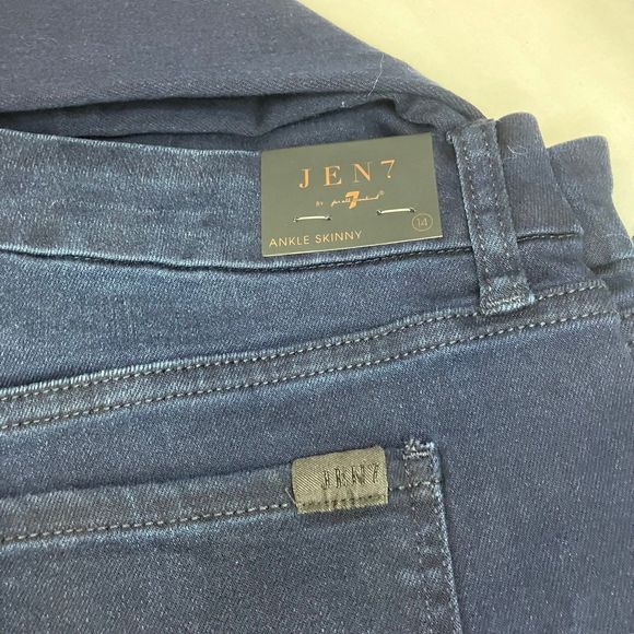 *HOST PICK* Jen7 | 7 For All Mankind | Dark Wash Ankle Skinny Jeans NWT - Picture 14 of 14